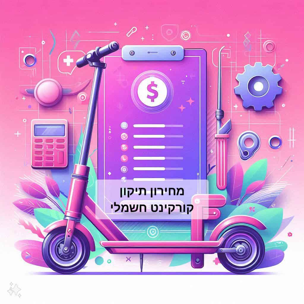 מחירון תיקון קורקינט חשמלי